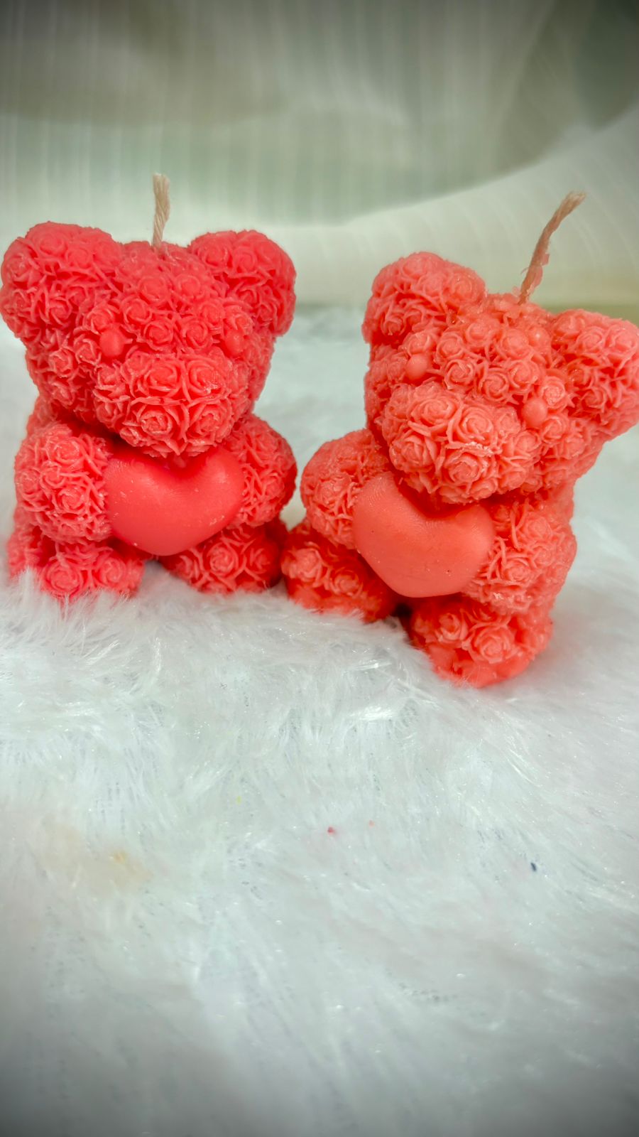 Teddy bear scented candles