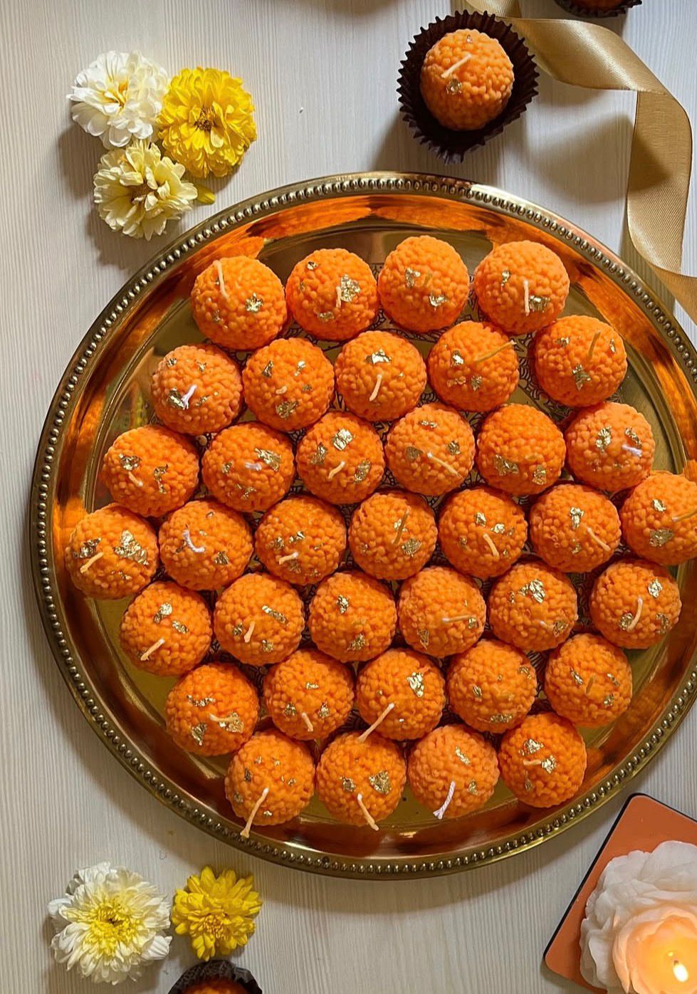 Ladoo candle (pack of 4)