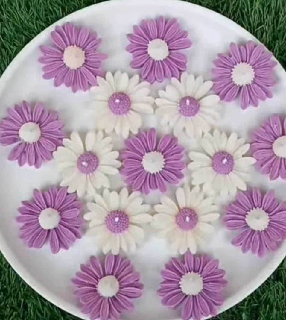 Daisy candle (Set of 4)