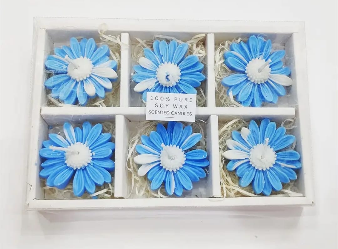 Daisy candle (Set of 4)